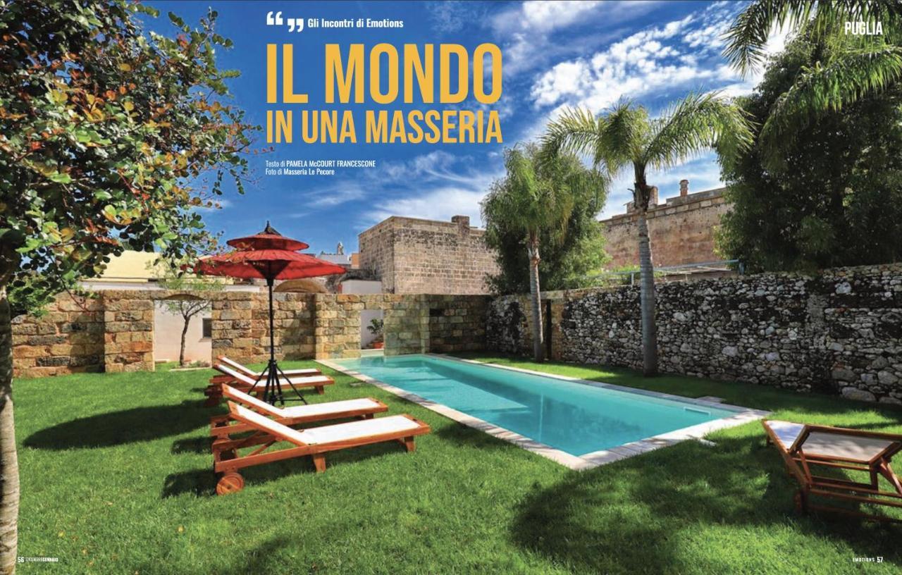 Masseria Delle Pecore Specchia Exterior foto